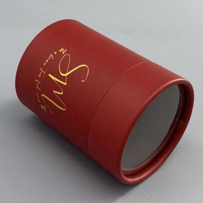 China Recyclable Custom Tea Coffee Cylinder Cardboard Tube Round Packaging Boxes for sale