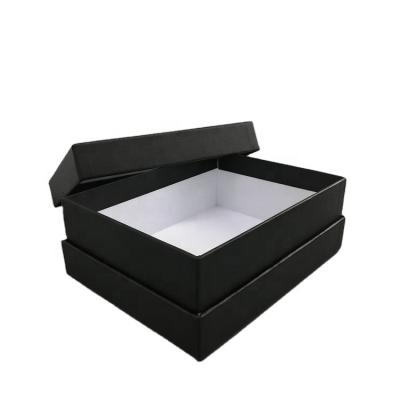 China Pretty Gift Luxury Black Jewelry Gift Boxes , Custom Gift Box Packaging Paper Boxes Use For Party for sale