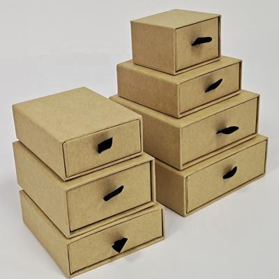 China Recycled Materials Hot Sale Paper Jewelry Gift Packaging Drawer Boxes for sale