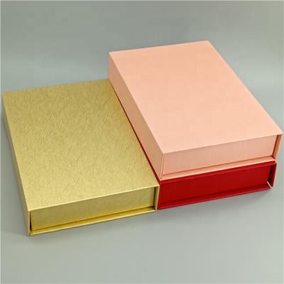 China Handmade Recycle Book Shape Cardboard Announcement Packaging Gift Paper Box for sale