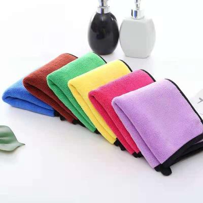 China Customized Car Microfiber Towel Microfiber Microfiber Car Cleaning Towel Bag Wear Resistant Plain Yellow Green Blue for sale