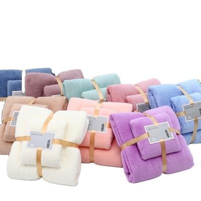 China Other Towel Coral High Density Coral Velvet Towel Gift Coral Velvet Towel for sale