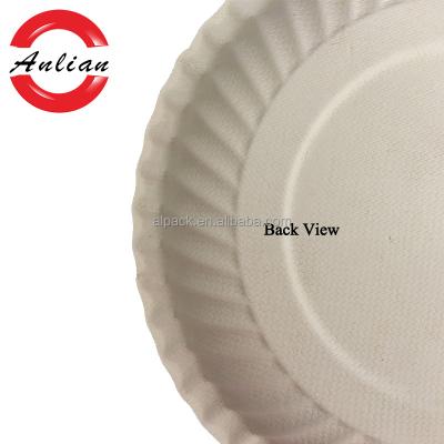 China Wholesale 100% Disposable Sugarcane Bagasse Tableware 6-10 Inch Biodegradable Disposable Dish for sale