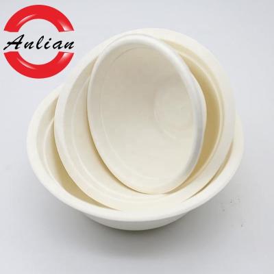 China Recycled Materials Tableware Biodegradable Shatterproof Microwave Fiber Salad Soup Safe Noodles Roll for sale