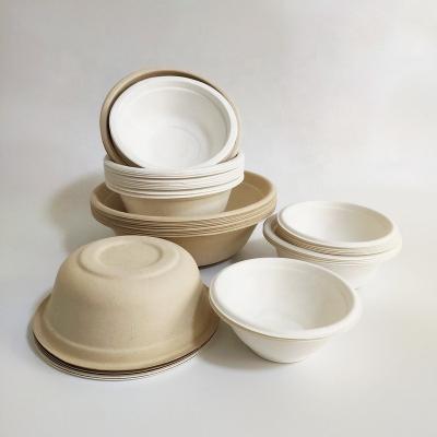 China Customized 350ml 500ml 750ml 850ml 1000ml disposable paper bowl takeaway food containers for sale