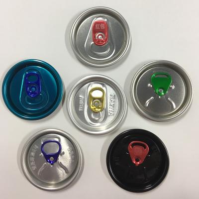 China Child Safe CDL/B64 Drink Can Top Cap Ring Pull Easy Open Lid Easy Open Aluminum Lid Pop for sale