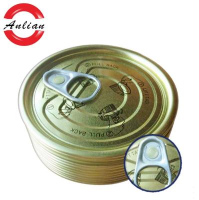 China High Quality Child Safe Tin Can Top Lid Tinplate Easy Open Lid Sealing Food Can Finish for sale