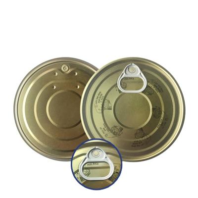 China Child Safe Lid 153mm Tin Can Easy Open Lid For Tomato Sauce for sale