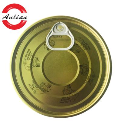 China 603 Lid Child Safe Tin Can Easy Open End Open End For Canned Food for sale