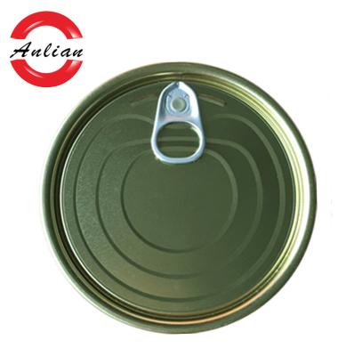 China 99mm 401# Child Safe Tinplate Sealing Cover Easy Open Tunas Can Easy Open Lid for sale