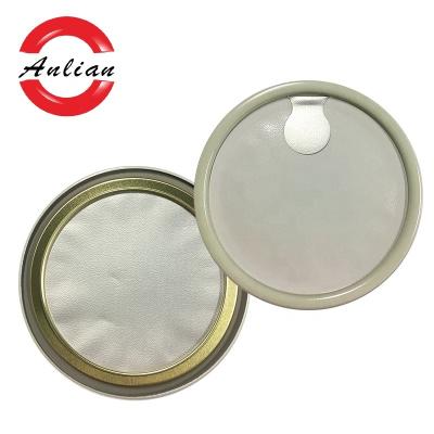 China Customization Easy Open Lid 307# 83mm Easy Open Wide Open Child Safe Peel Lid for sale