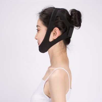 China Lift Chin Cheek Slim Bandages Breathable Face Lift Bandage Chin Strap Face Slimming Mask V Double Face Lift Bandage for sale