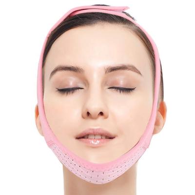 China Face Lift Thin V-Line Lift Up Cheek Mask Chin Neck Slimming Thin Belt Tie Up Beauty Sensitive Facial Thin Face Mask Slimming Bandage for sale