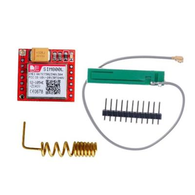 China Smallest SIM800L GPRS GSM Module Microsim Board Quad-band Core Electronic Products TTL Serial Port With Antenna for sale