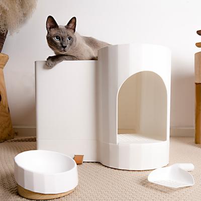 China Hot Selling Deodorizer Splash Oversized Durable Durable Using Trash Can Furniture Hidden Toilet For Cat for sale