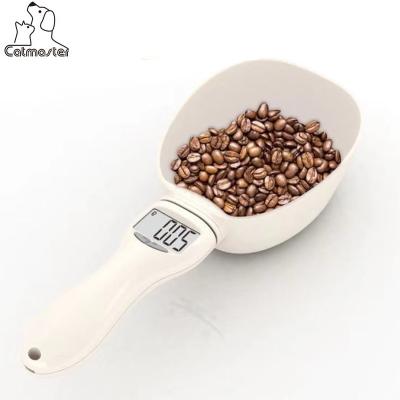 China Factory Direct Weight Measuring Pet Feeding Milligram Doser Plastic Pet Electronic Measuring Spoon for sale