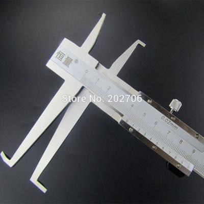 China Stainless Steel 9-300mm Knife Point Inside Flute Vernier Caliper With Double Prong Vernier Calipers Accuracy Measuring Tools Inside Professional for sale