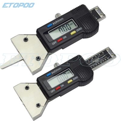 China ETOPOO NEW ARRIVE 0-25MM 0.01MM Digital Stainless Steel Tire Gauge Depth Gauge ESD01 for sale