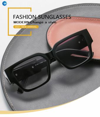 China 2021 new big frame personality trend large frame sunglasses street fashionable style sunglasses for sale