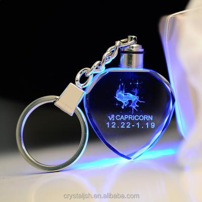 China Europe New Promotional Products Laser Crystal Key Chain for sale