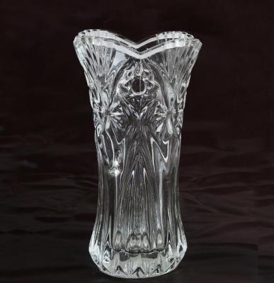 China Clear European CLASSIC Crystal Glass Flower Style Vases for Home Wedding Decoration for sale