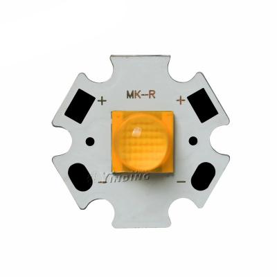 China WHITE High Power AlGaInP MKR2-7070 15W 37V 0.42A 3000K LED Package Lamp Beads For Projector Wick Chip for sale