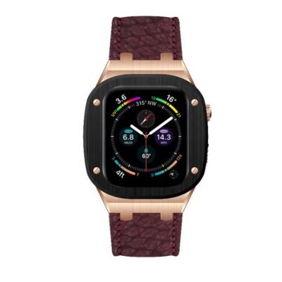 China Protective Day/Date Apple Watch Case Fashion OEM 44mm Original Stainless Steel Smart Watch Series 6 Case For Apple Iwatch for sale