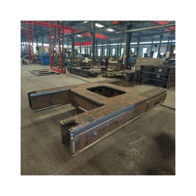 China Building Material Shops Supplier Rubber Steel Tracked Crawler Undercarriage For Excavator Bulldozer Parts for sale