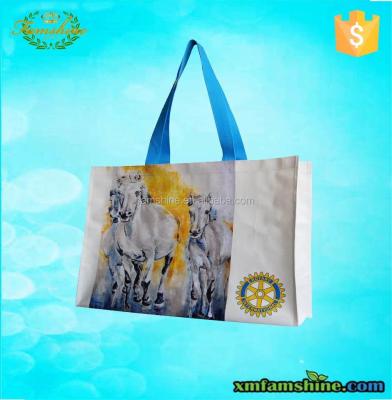 China Laminated Handled Promotion Used China PP Woven Shopping Bag for sale