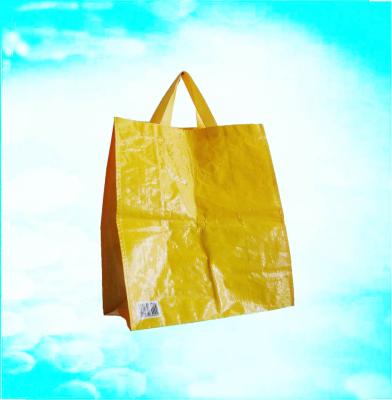 China Handled Laminated PP Woven Bags For Shopping / PP Woven Shopper Bag for sale