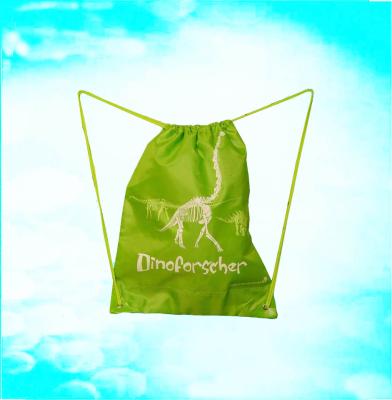 China Recyclable Wholesale Nylon Polyester Promotional Drawstring Bag for sale