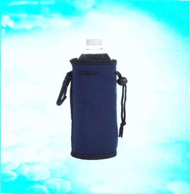 China Recyclable Recycle Neoprene Drawstring Bag For Water Bottle for sale