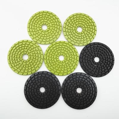 China Marsony SHDIATOOL 4in Wet Diamond Concrete Polishing Pad 100mm For Concrete Polish for sale