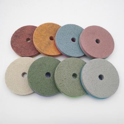 China Marsony SHDIATOOL 4in 100mm Diamond Sponge Polishing Pad for Softer Stones Terrazzo Artificial Stone Floor for sale