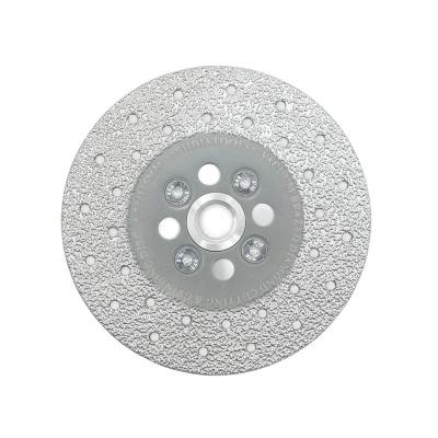 China Diamond 4.5in 115mm Diamond 5/8-11 Cup Grinding Wheel Vacuum Brazed Cup Wheel For Concrete Granite Marble Stone Tile for sale