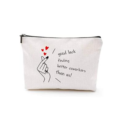 China Fashion Flower Sublimation Printing Travel Makeup Bag Toiletries Storage Lady Beauty Bags Clutch Student Cosmetic Pencil Bags for sale