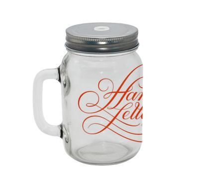 China Wholesale Viable Blank Sublimation Mason Jar Glass Mug 14oz With Lid Sublimation Printing Mugs With Straw for sale