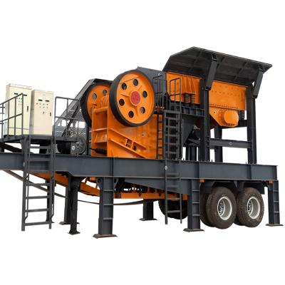 China Gunter Crusher Industry Hot Sale Mining Mobile Stone Crusher Machine Price for sale