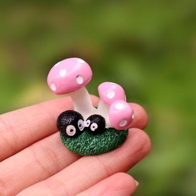 China / 4 Styles Bush Animal Stump Mushroom World Micro Animals Figures Resin Craft DIY Garden Decor Mini Greenhouse Fairy Miniatures for sale