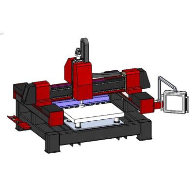 China Building Material Shops Mini Granite Countertops Step Down Stone Quartz Stone Sink Cutting Machine ATC Sink Cutting Machine ATC Stone Router cnc machine for sale