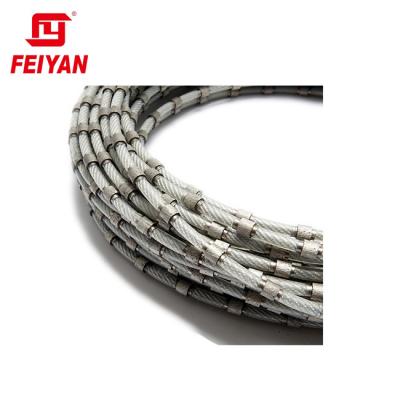 China Block Cutting Diamond Rope Saw Granite Marble of Diamond Wire Saw Stone Quarry Cutting FC for sale