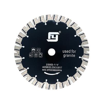 China Factory Direct Hot Sale 5 Inch 125mm V Type Protective Stainless Steel Circular Saw Blade For Granite for sale