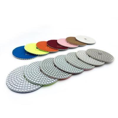 China Ceramic Stone Diamond Hand Polishing Pads Polishing Pads Polishing Pads For Tools Stone Porcelain Quartz Marble Granite Wet Polishing Pads for sale