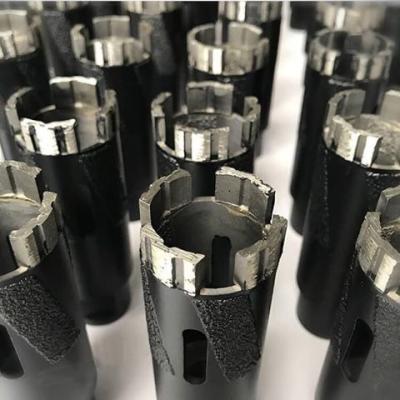 China Masonry Turbo Drilling Laser Welding Core Bit Diamond Tools Granite Marble Quartz Stone Drill Bits Diamond Tools Dry Hole Cutter Saw for sale