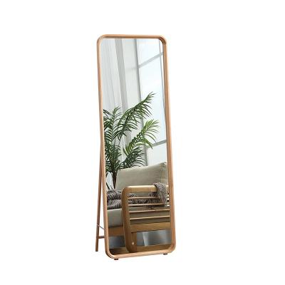 China Industrial Luxury Home Decoration Mirror Stand Long Large Bamboo Dressing Mirror for sale