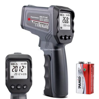 China Kaemeasu 1100℃ Non Contact Thermal Laser Gun High Temp Infrared Thermometer for sale