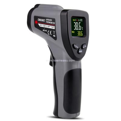 China Kaemeasu 380 grados Temperatura alta termómetro infrarrojo Temperatura de calor pistola en venta