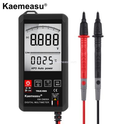 China Kaemeasu 06A DC AC Voltage Meter Mini Pocket Multimetro 2 Pcs AAA Battery Powered for sale