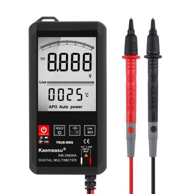 China Big screen Auto Ranging Touch Digital Multimeter True RMS Digital Multimeter AC DC Voltage Mini Pocket Multimetro for sale