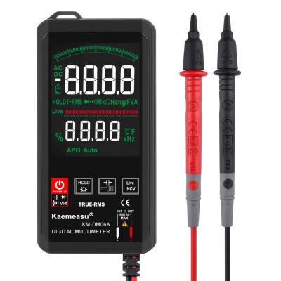 China Kaemeasu Pocket Electronic Repair Tools Mini Touch Digital Multimeter 6000 count Color Big screen Mini Touch Digital Multimeter for sale